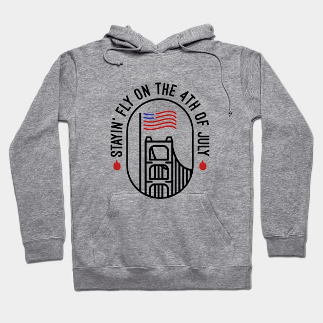 American Independence Day Hoodie by VEKTORKITA